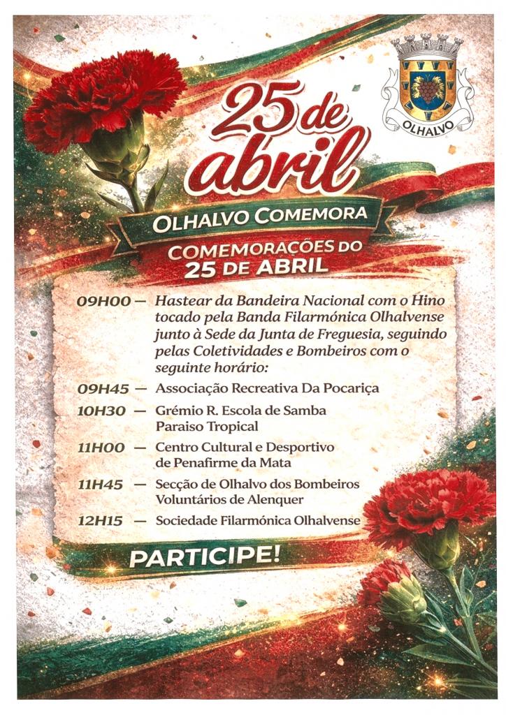 Comemora&ccedil;&otilde;es do 25 de Abril